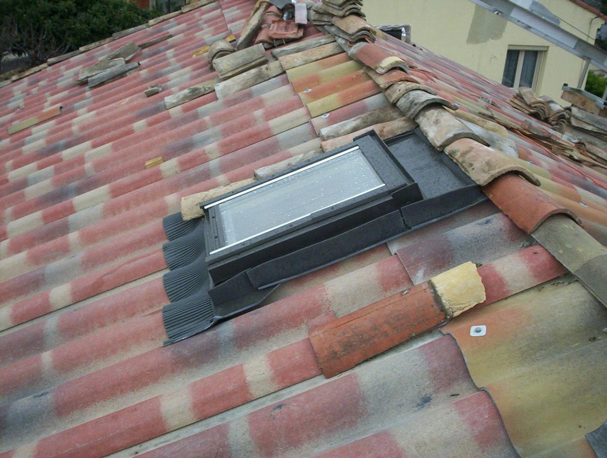 Pose fenêtre de toit, Montpellier, St Jean de Védas