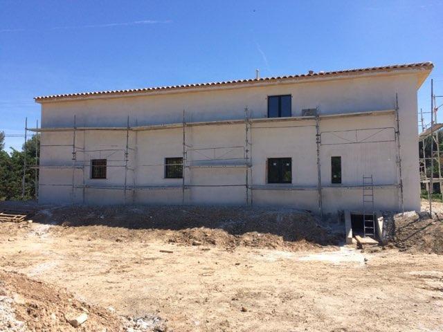 Enduit de façade Maison ossature Bois, Montpellier