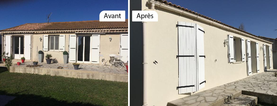 Isolation thermique par l' extérieur, maison Phenix, Montpellier